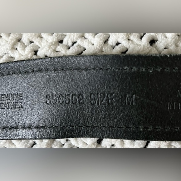 Banana Republic Men’s Black Genuine Leather Belt, Dress/Business; Size M - Picture 6 of 9